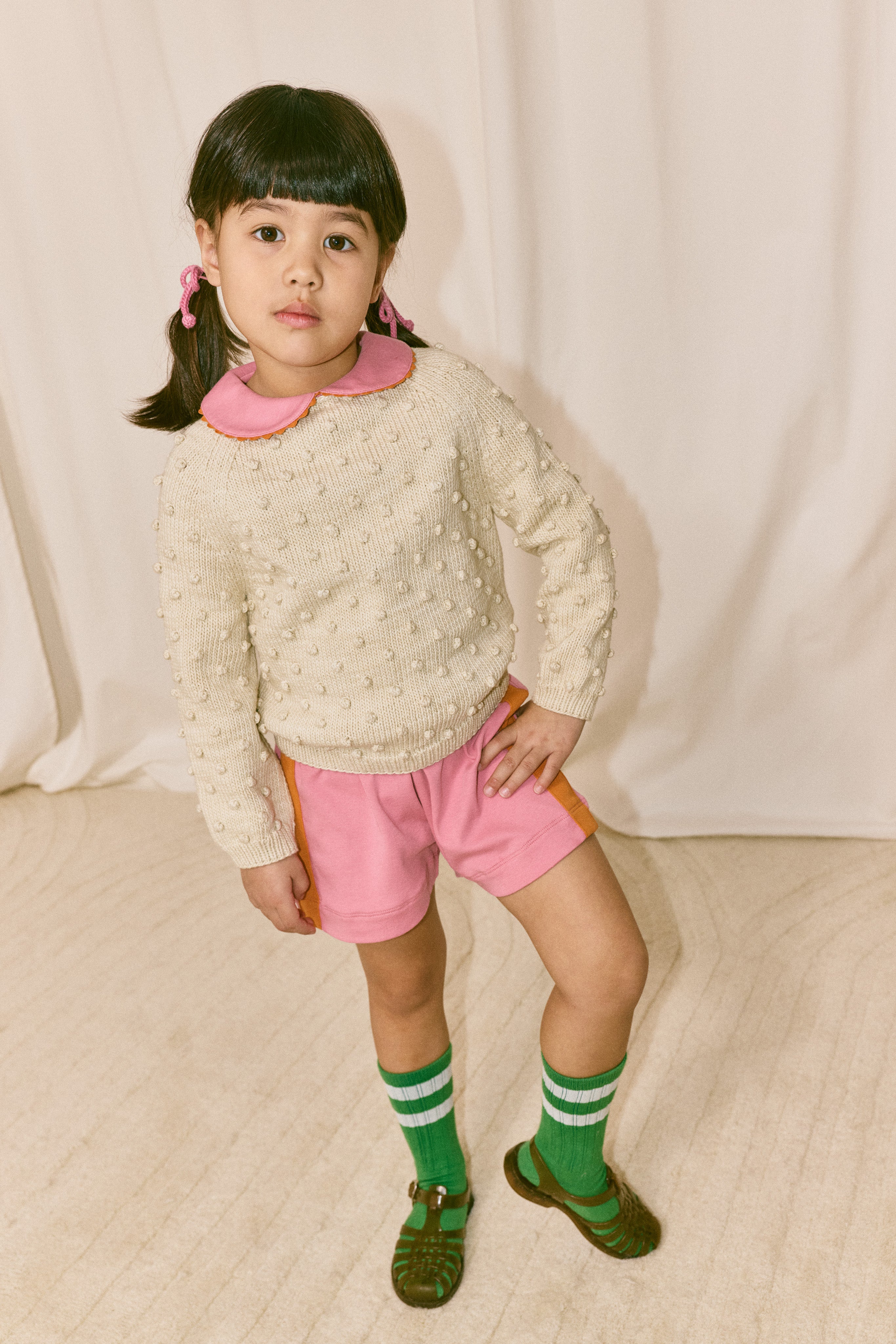 Summer Popcorn Sweater – Misha & Puff