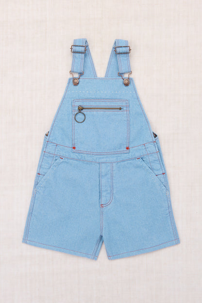 Zip Overall Shorts