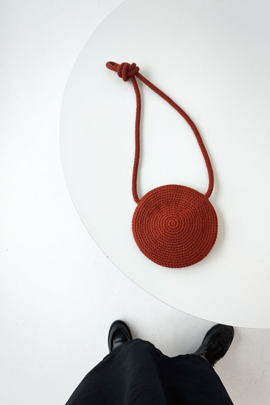 Small Moon Crochet Bag