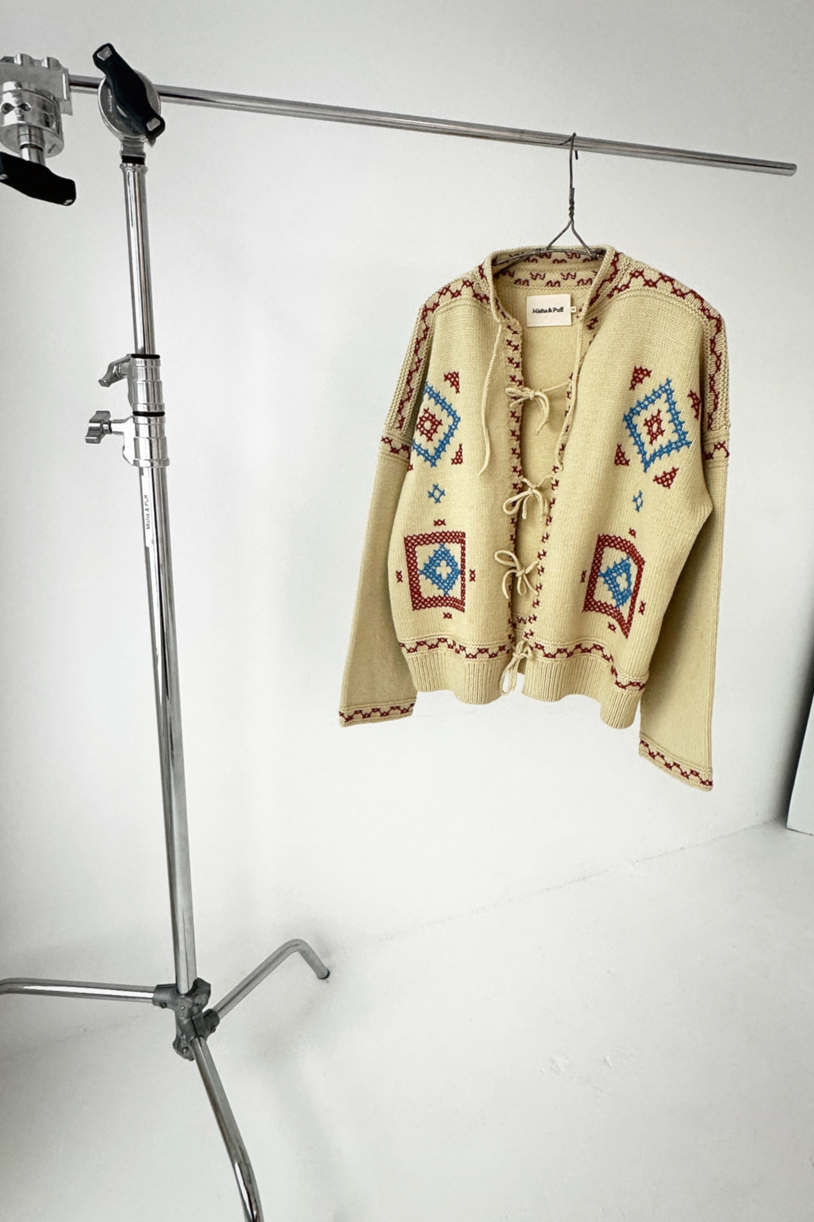 Cross Stitch Bjorn Cardigan – Misha & Puff