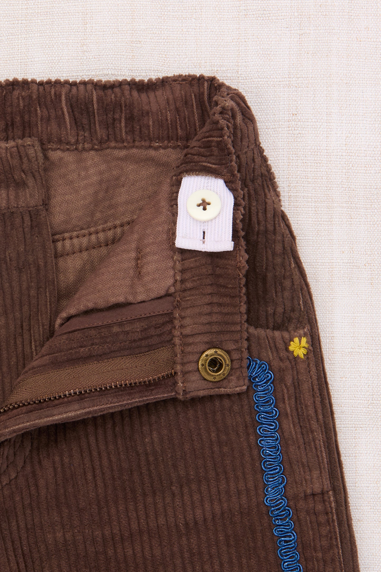 Corduroy Western Slim Flared Pant