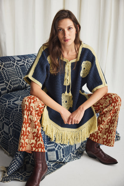 Blomma Crochet Fringe Tunic
