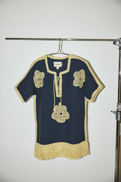 Blomma Crochet Fringe Tunic