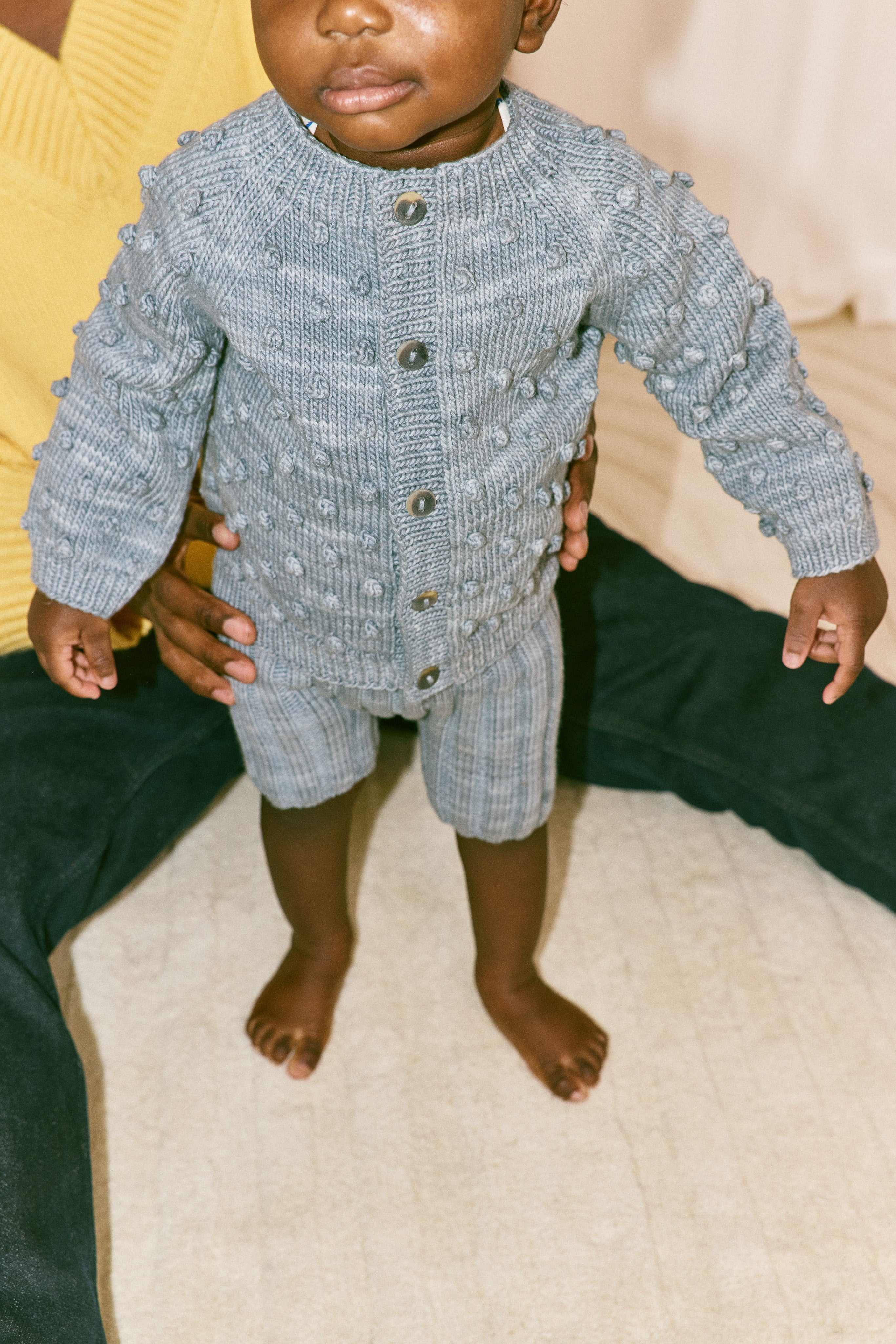 Baby Popcorn Cardigan – Misha & Puff
