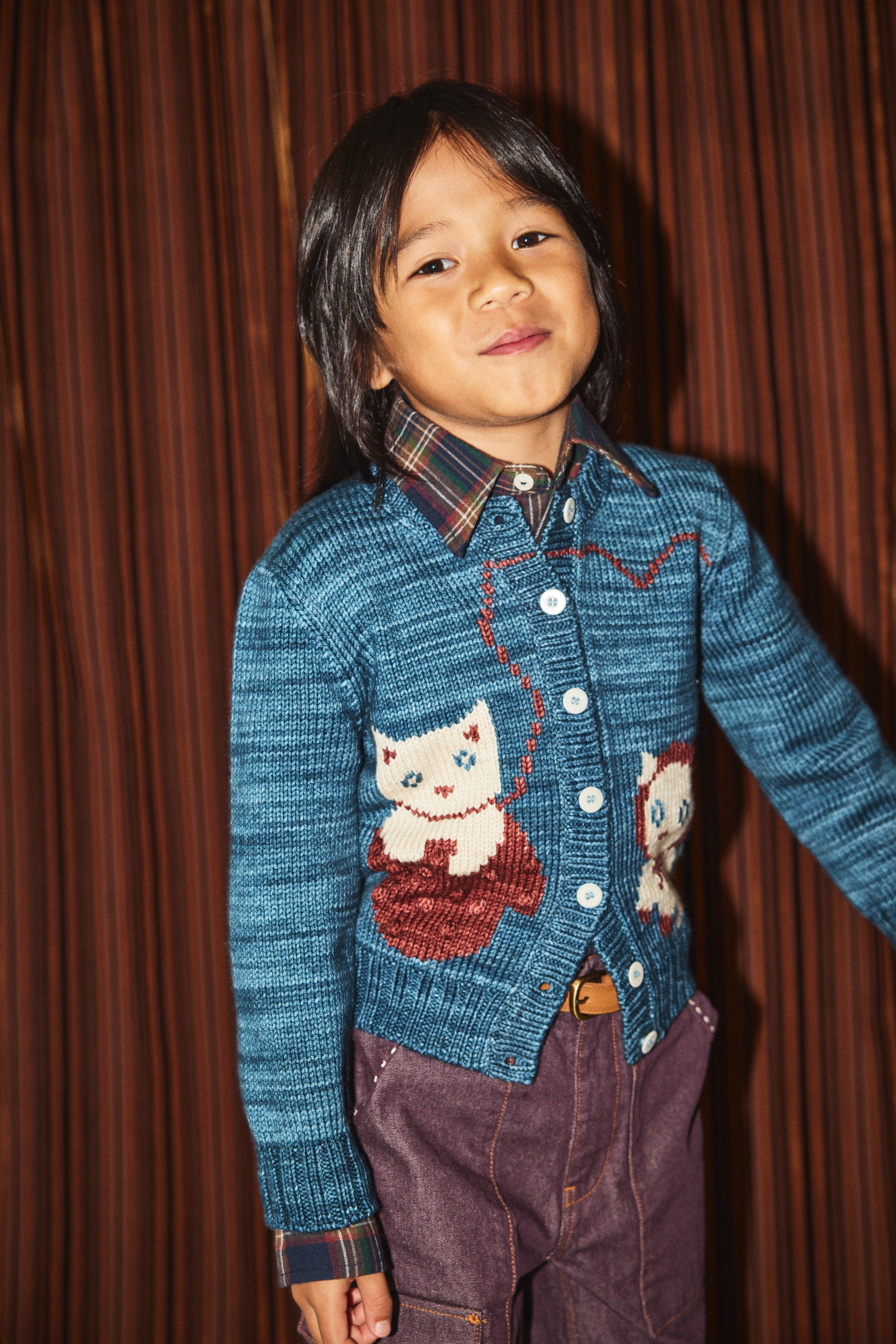 Three Little Kittens Cardigan – Misha & Puff