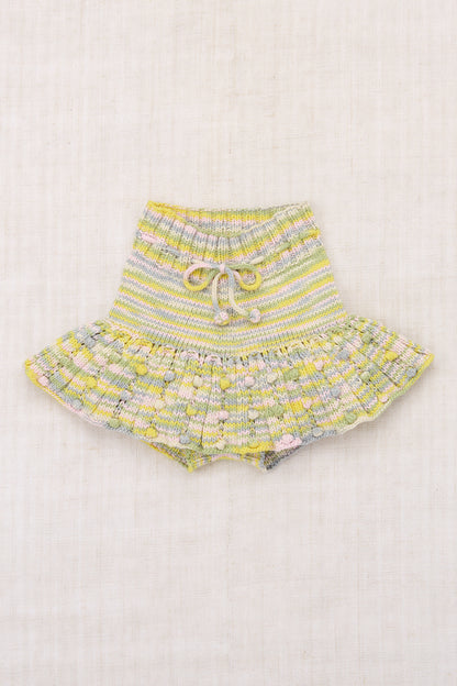 Eyelet Popcorn Skating Skirt