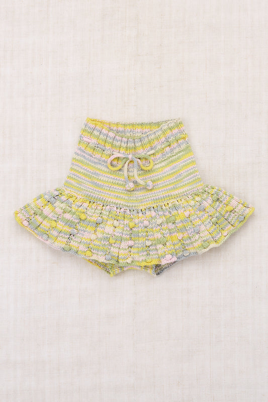 Eyelet Popcorn Skating Skirt