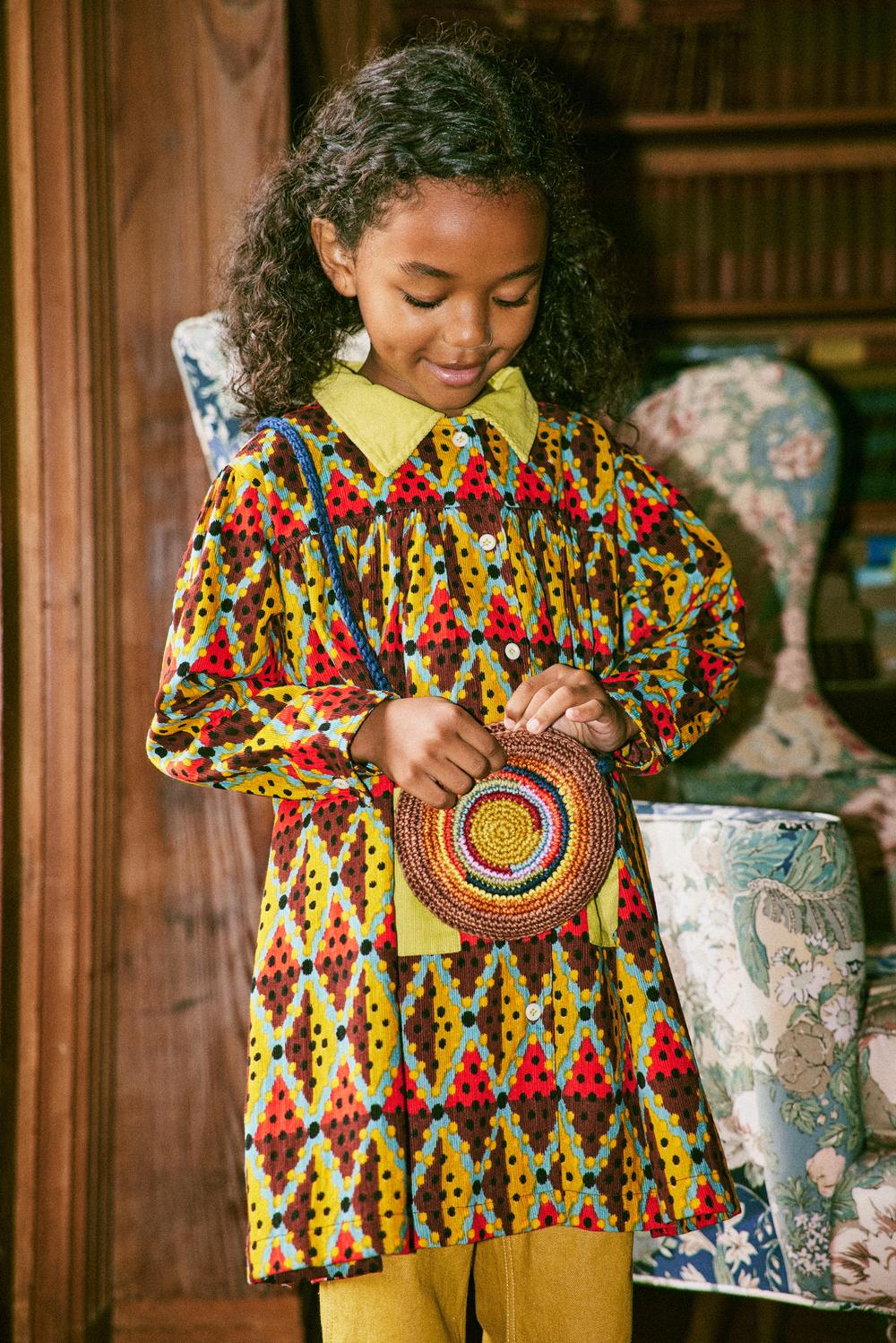 Corduroy Smock Dress