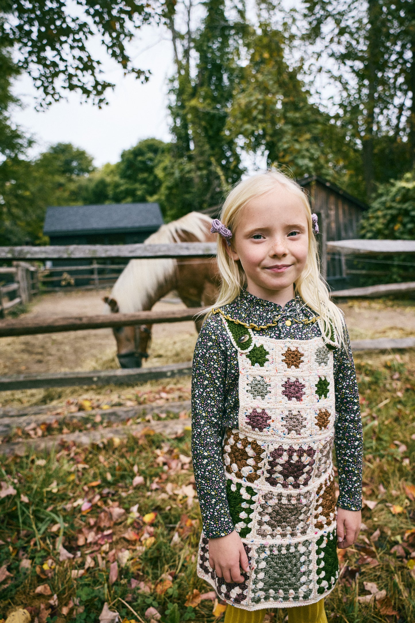 Crochet Square Pinafore