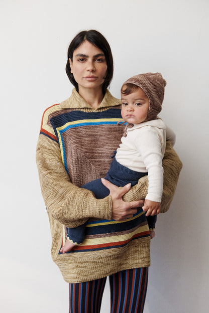 Log Cabin Sweater