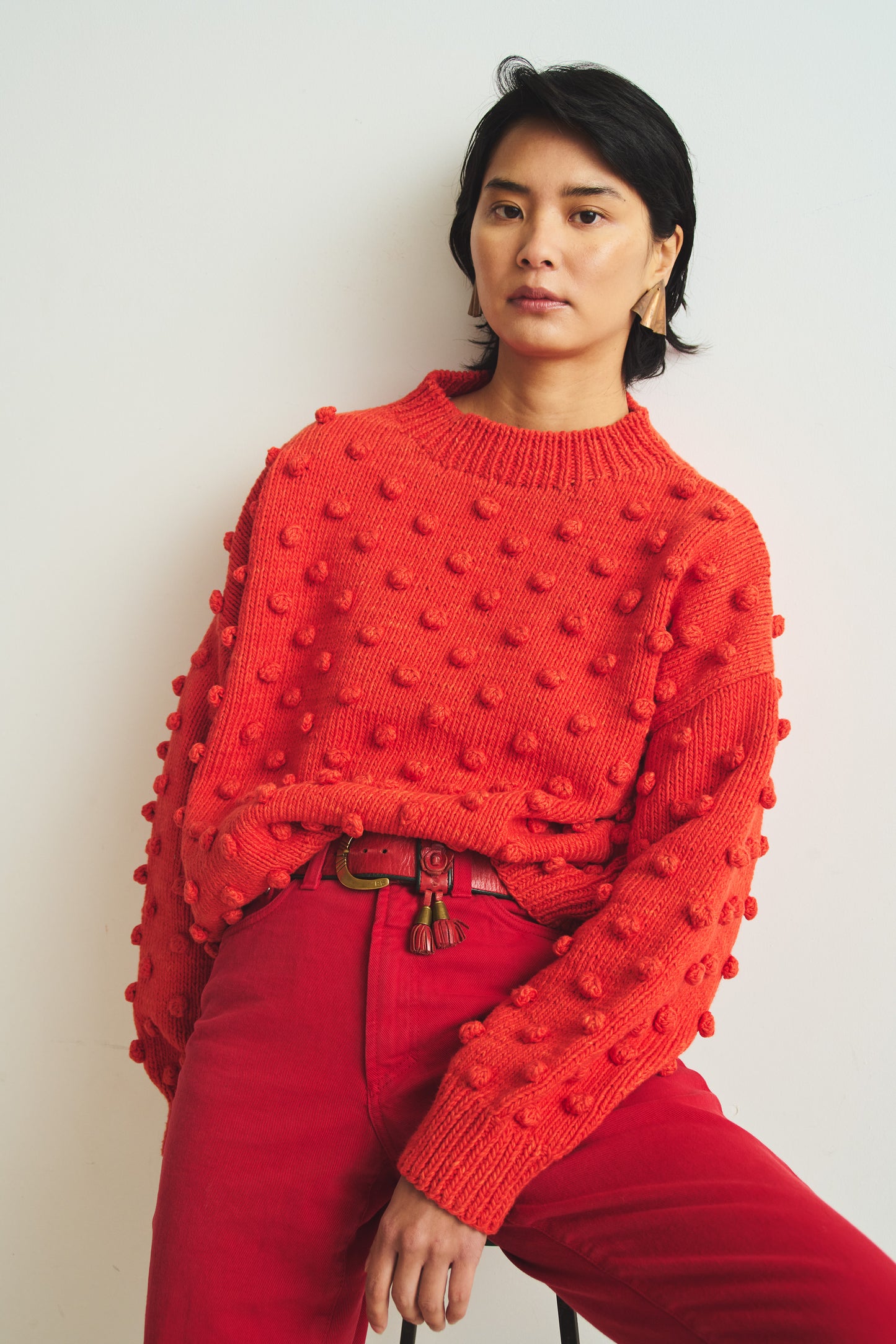 Puff Popcorn Sweater