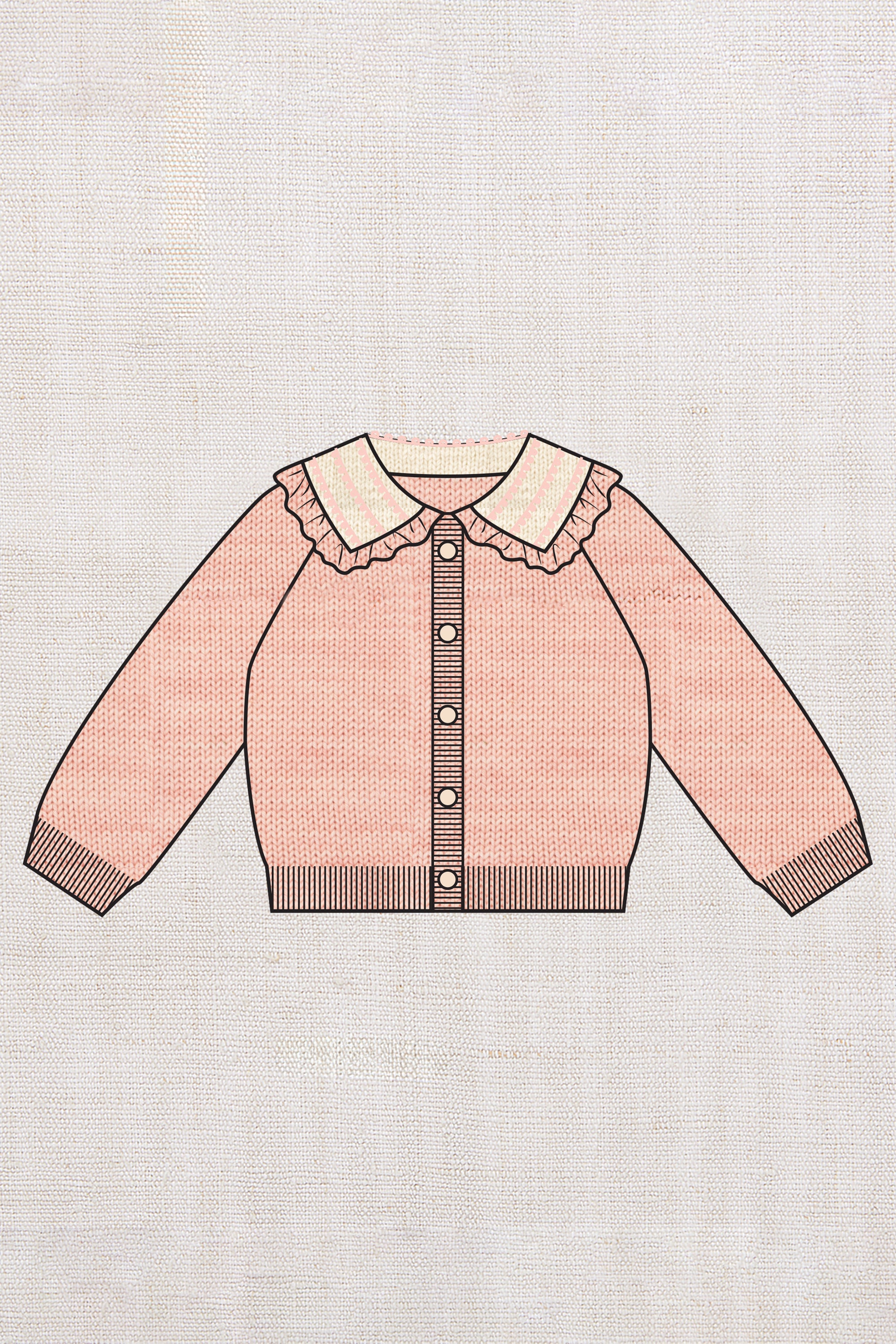 String of Bobbles Cardigan