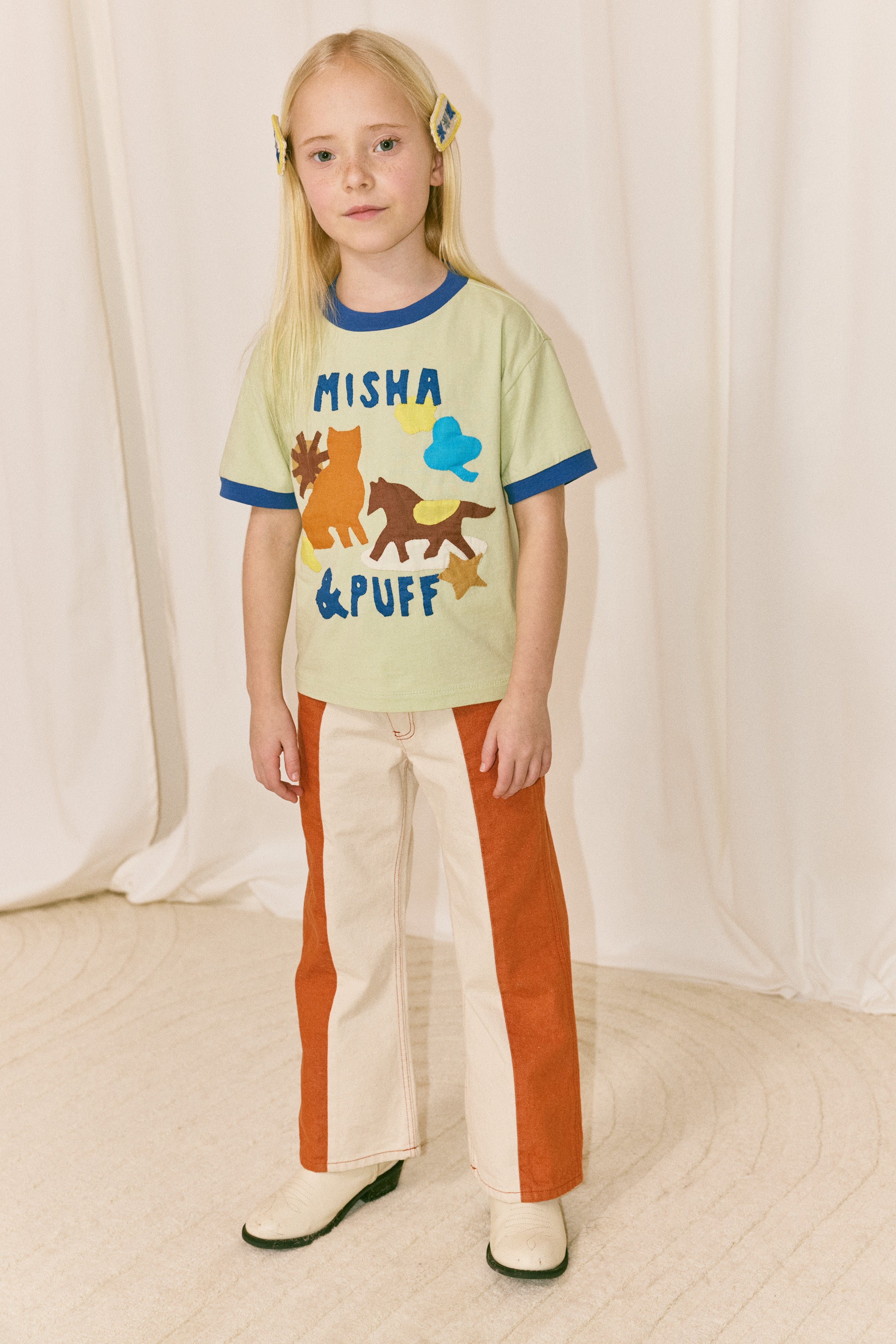 Pasture Appliqué Tee – Misha & Puff