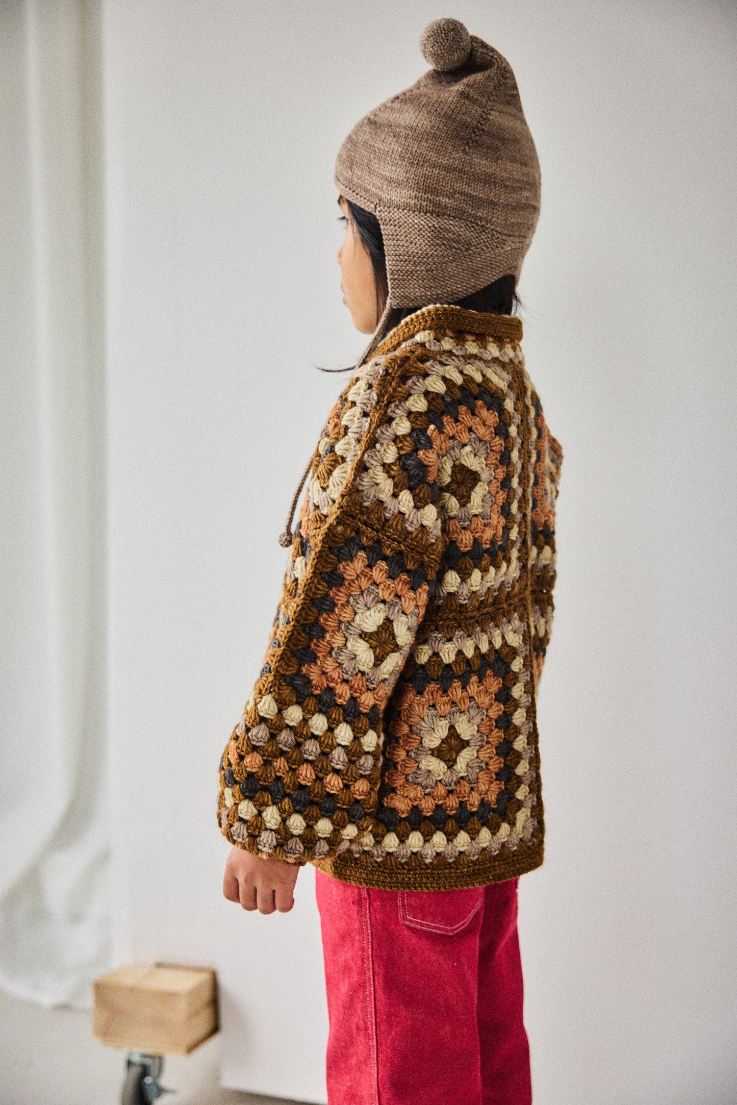 Crochet Big Square Jacket