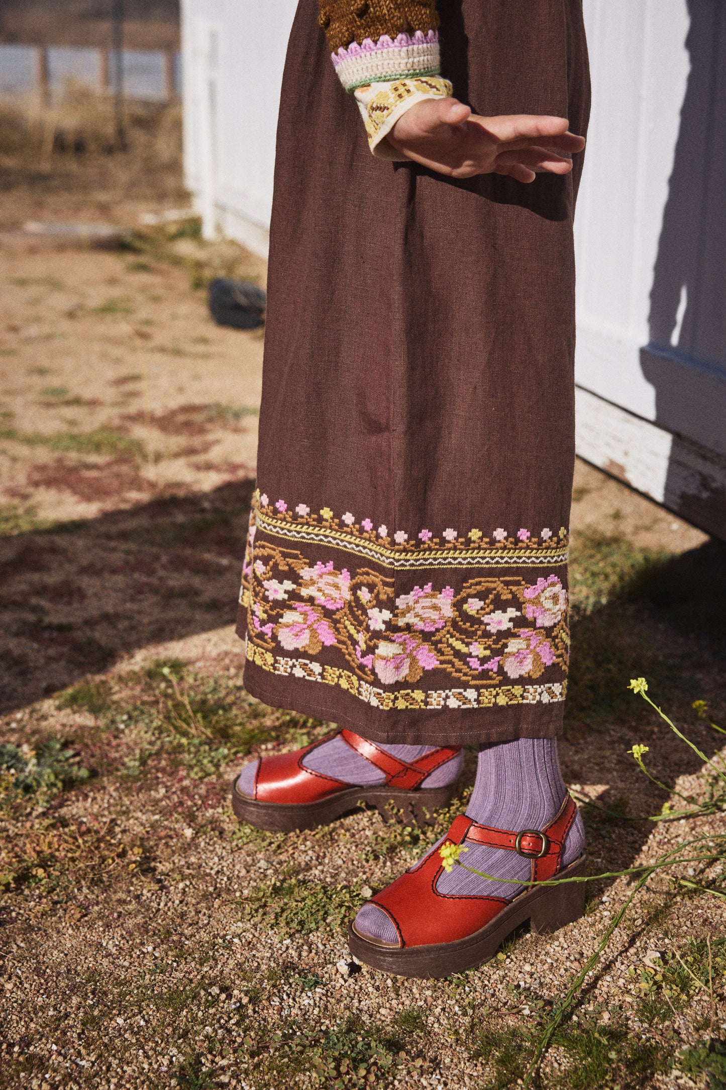 Constance Embroidered Trousers