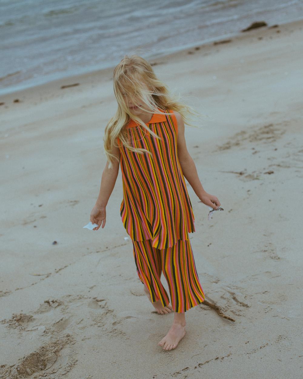 Candy Stripe Accordion Dress