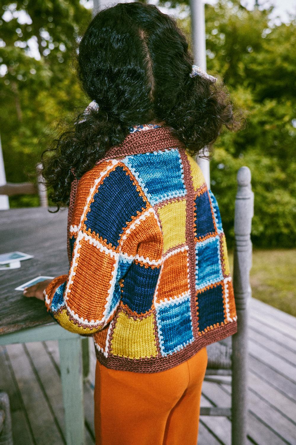 Ladder Square Cardigan