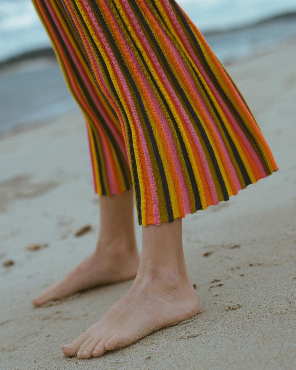 Candy Stripe Accordion Pant