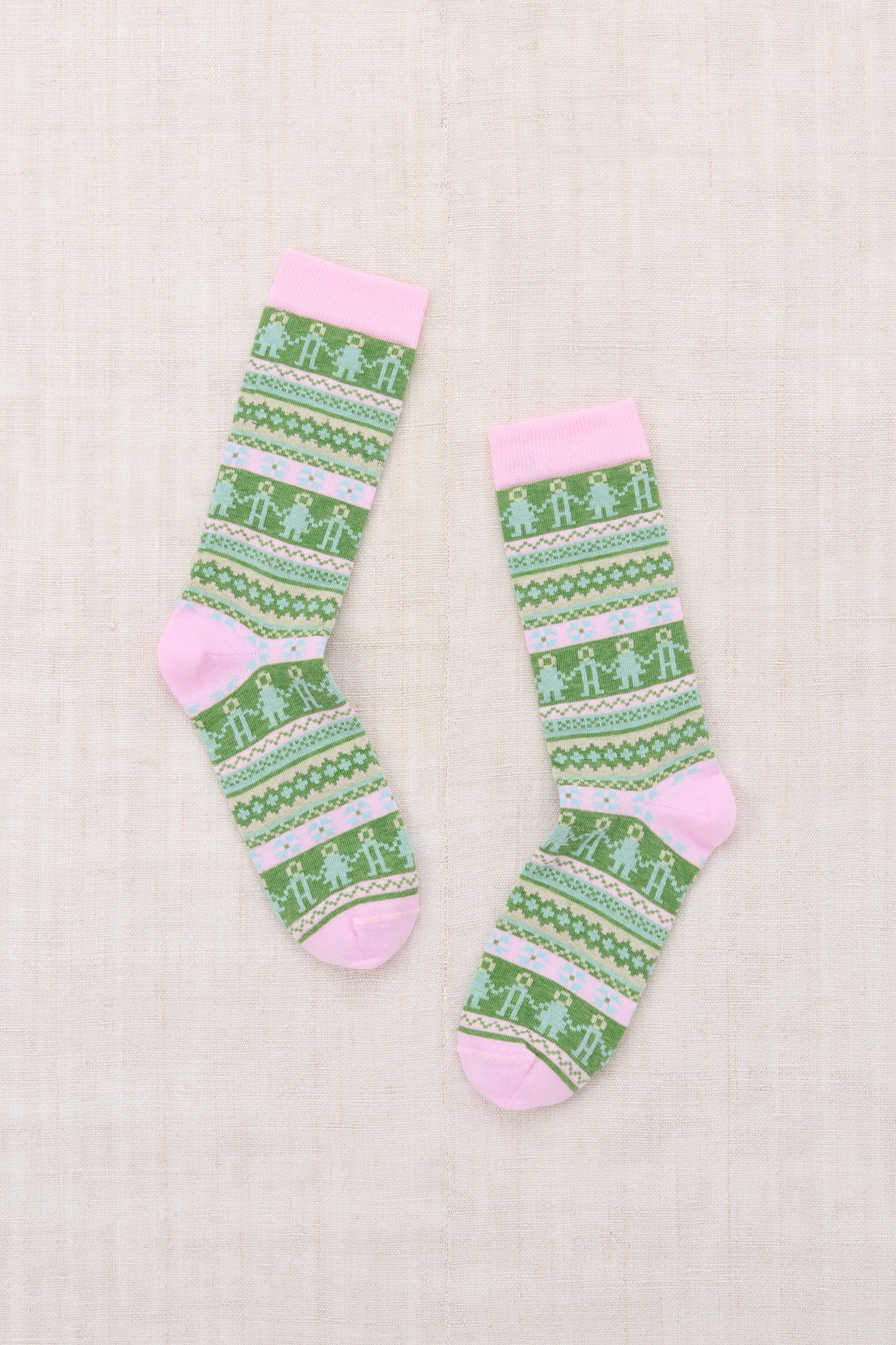 People Fair Isle Ankle Sock