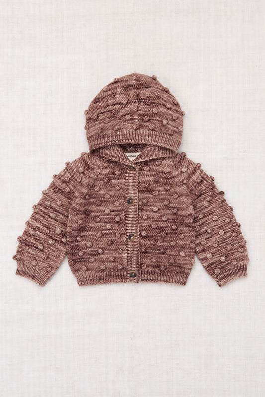 Baby Hooded Popcorn Cardigan