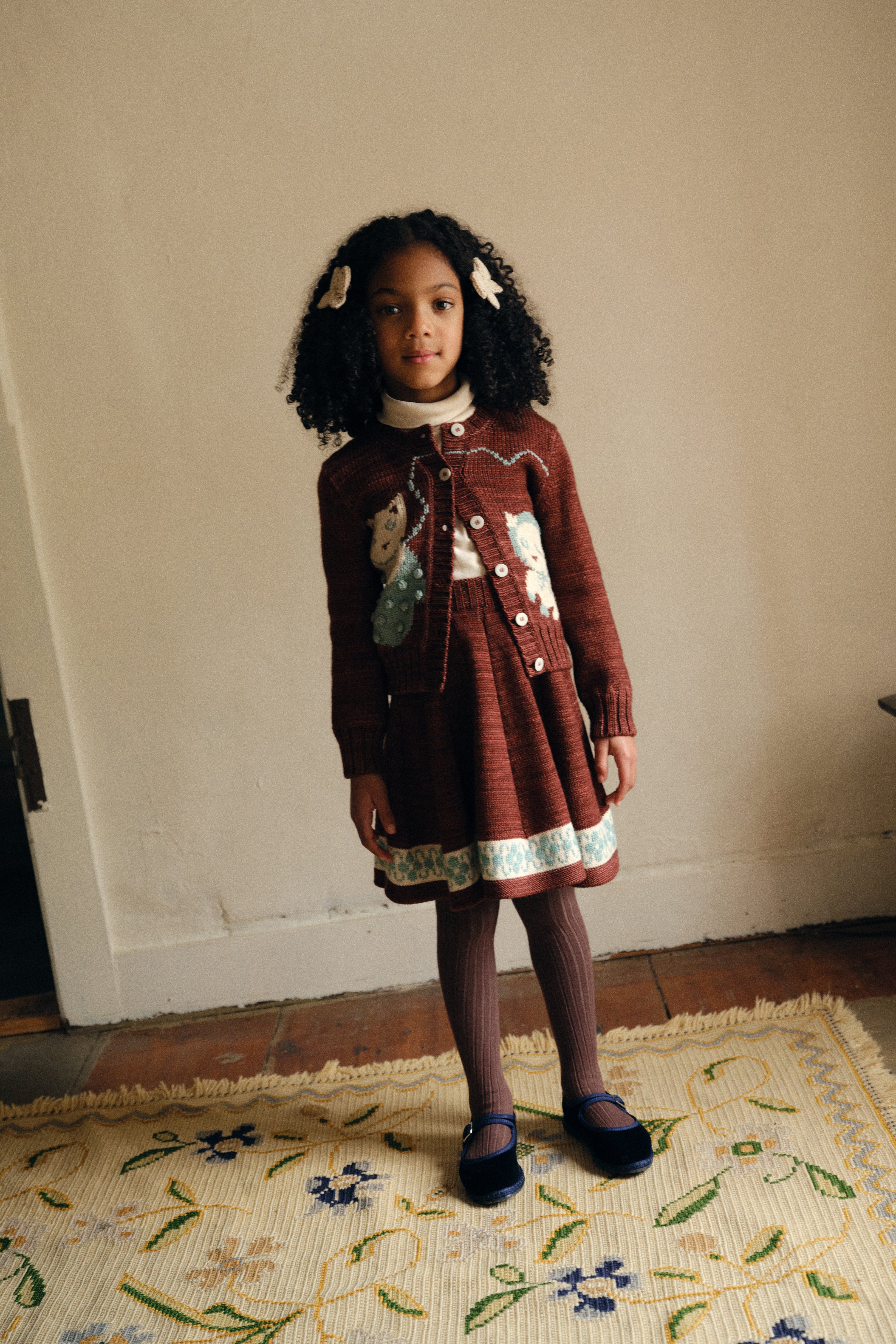 Three Little Kittens Cardigan – Misha & Puff