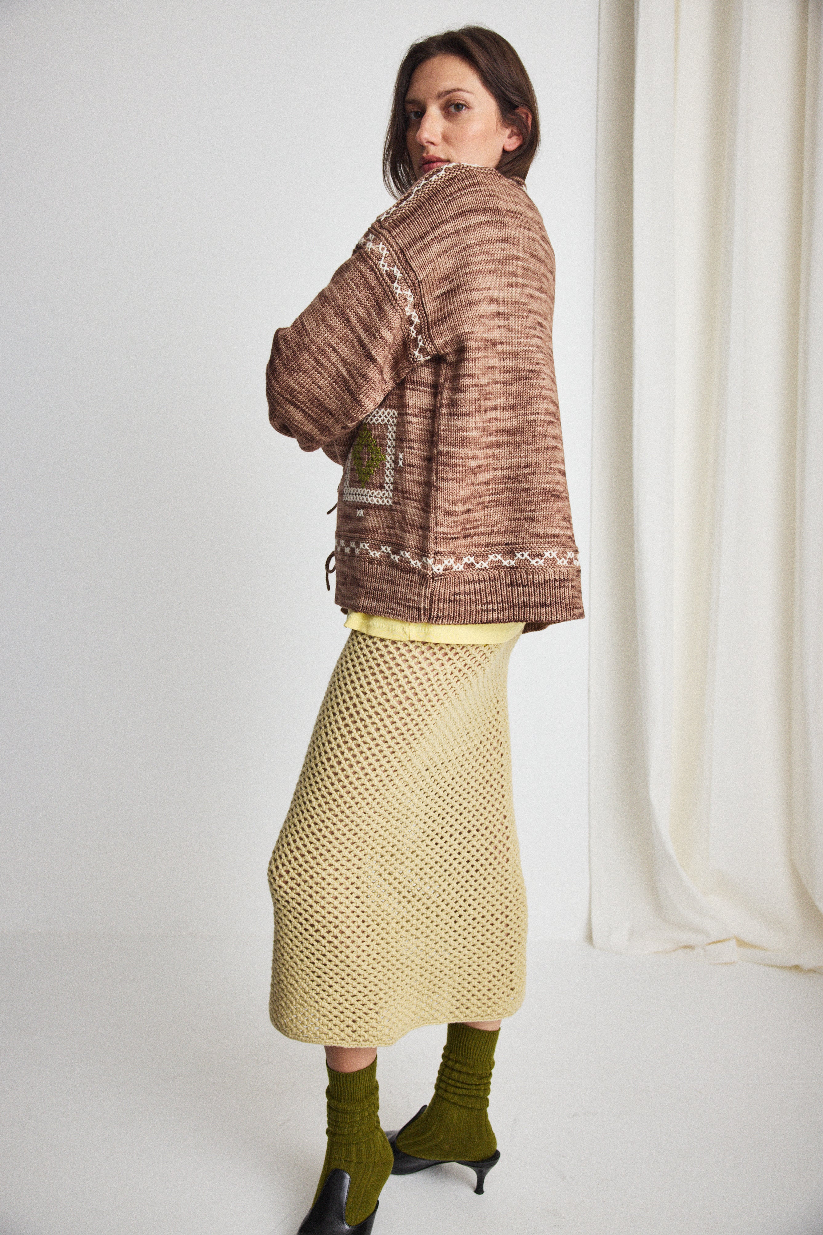 Cross Stitch Bjorn Cardigan – Misha & Puff