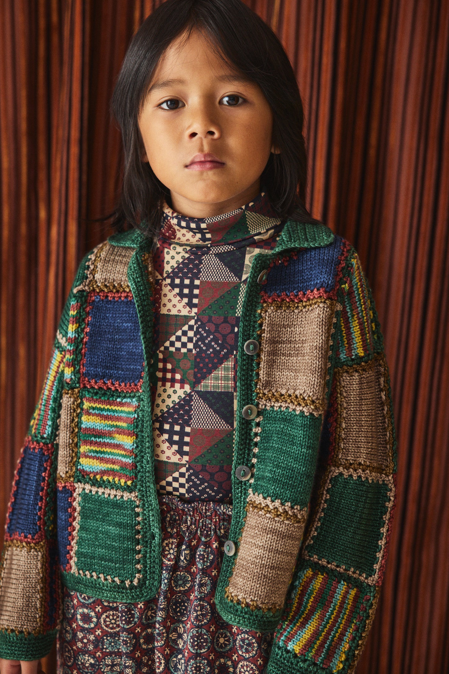 Ladder Square Cardigan