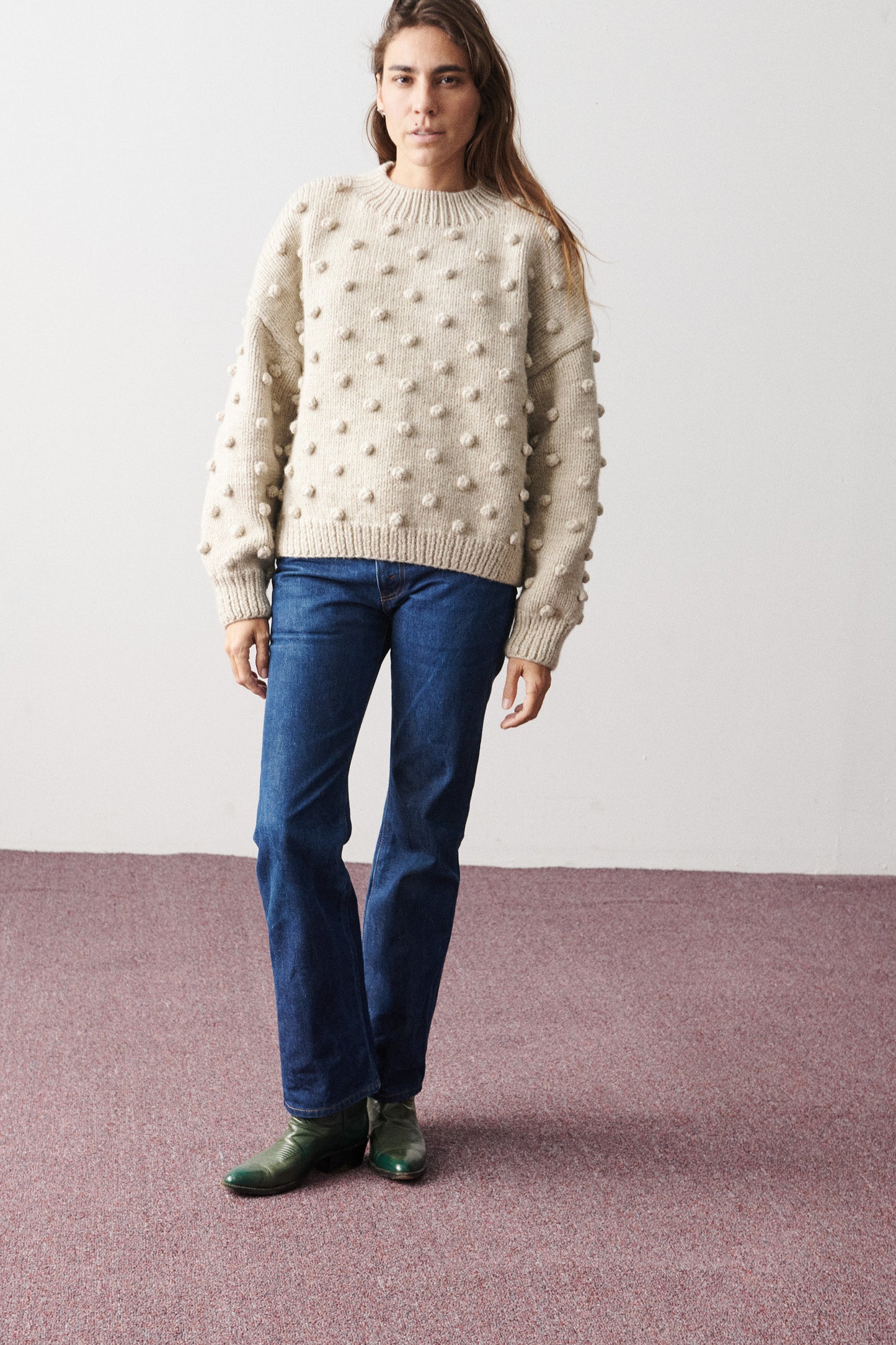 Puff Popcorn Sweater