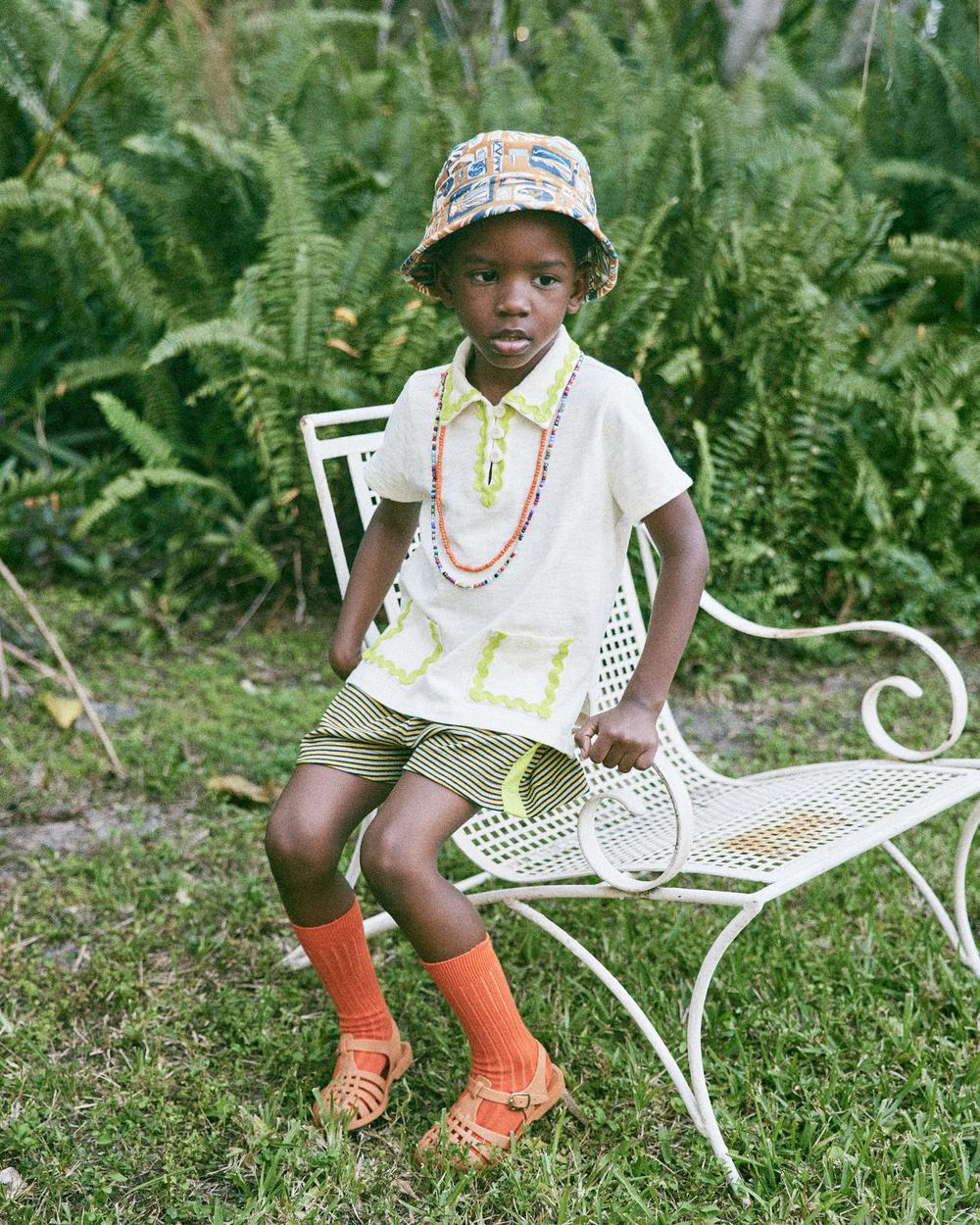 Misha and outlet puff marigold garter hat