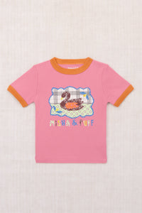 Swan Collage Ringer Tee