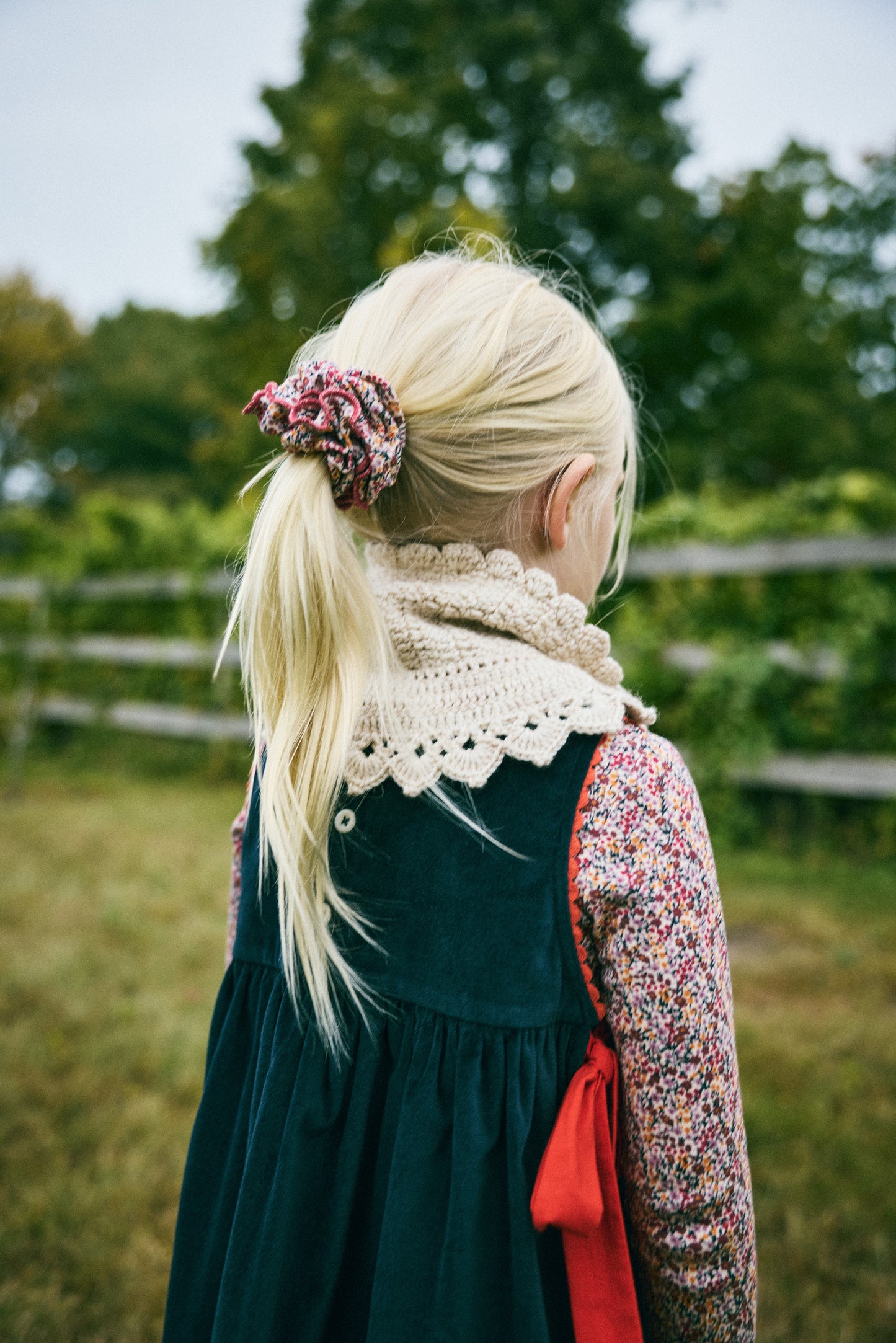 Crochet Button Collar