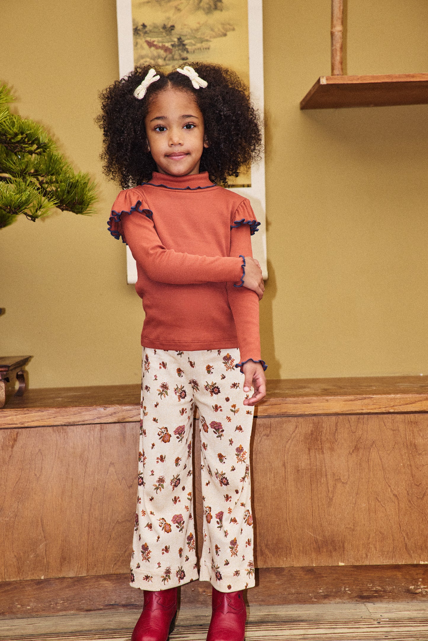 A-Pant - String/Antique Rose Holyoke Floral