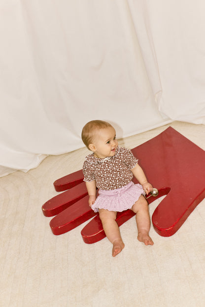 Baby Eyelet Popcorn Skating Skirt