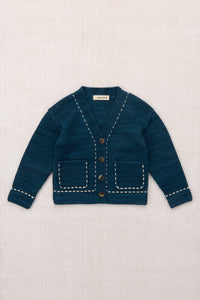 Alma Mater Cardigan - Marine Blue