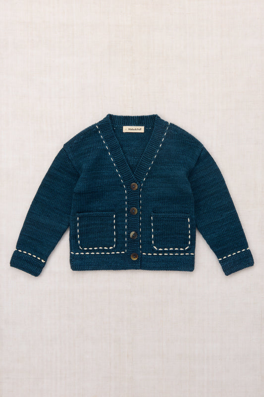 Alma Mater Cardigan - Marine Blue