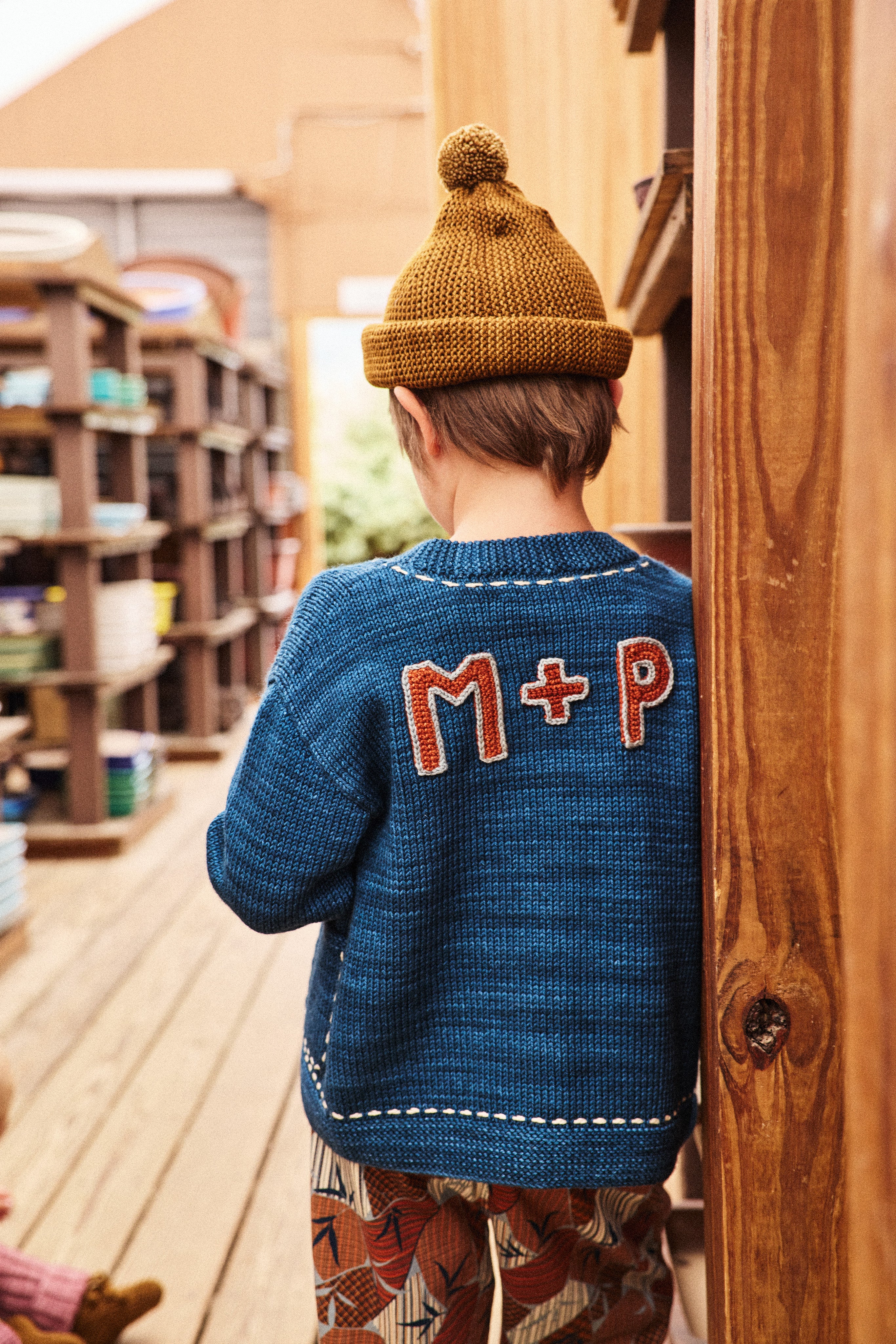 Alma Mater Cardigan - Marine Blue