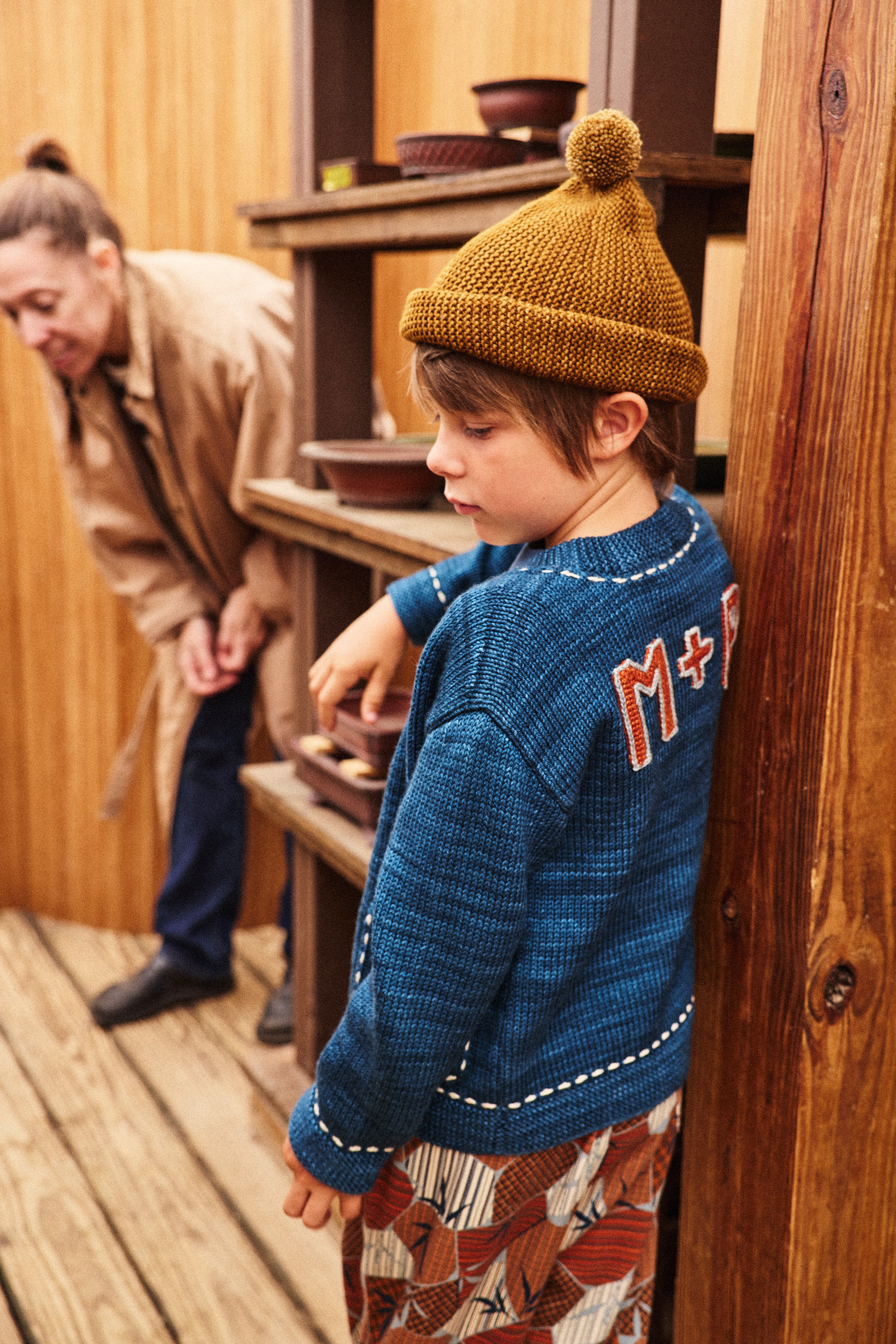 Alma Mater Cardigan - Marine Blue