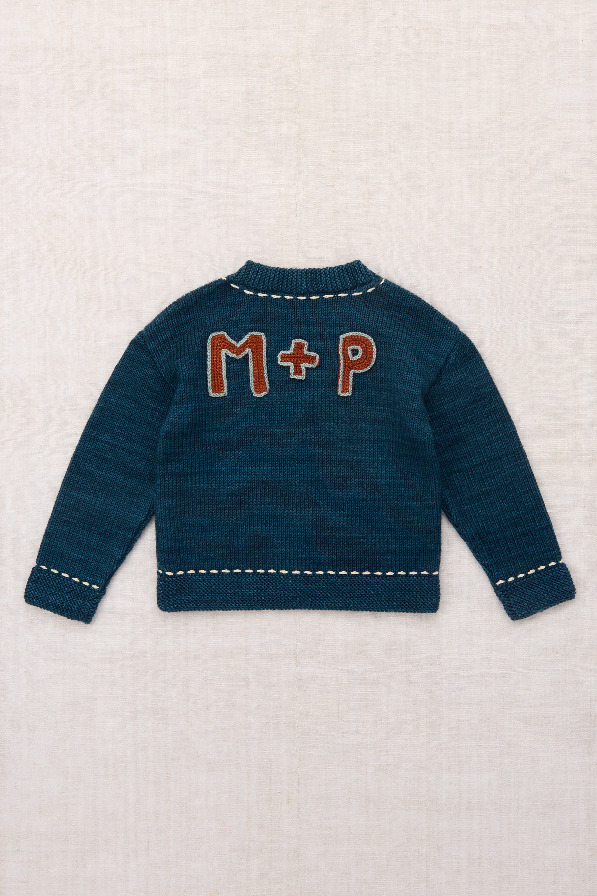 Alma Mater Cardigan - Marine Blue
