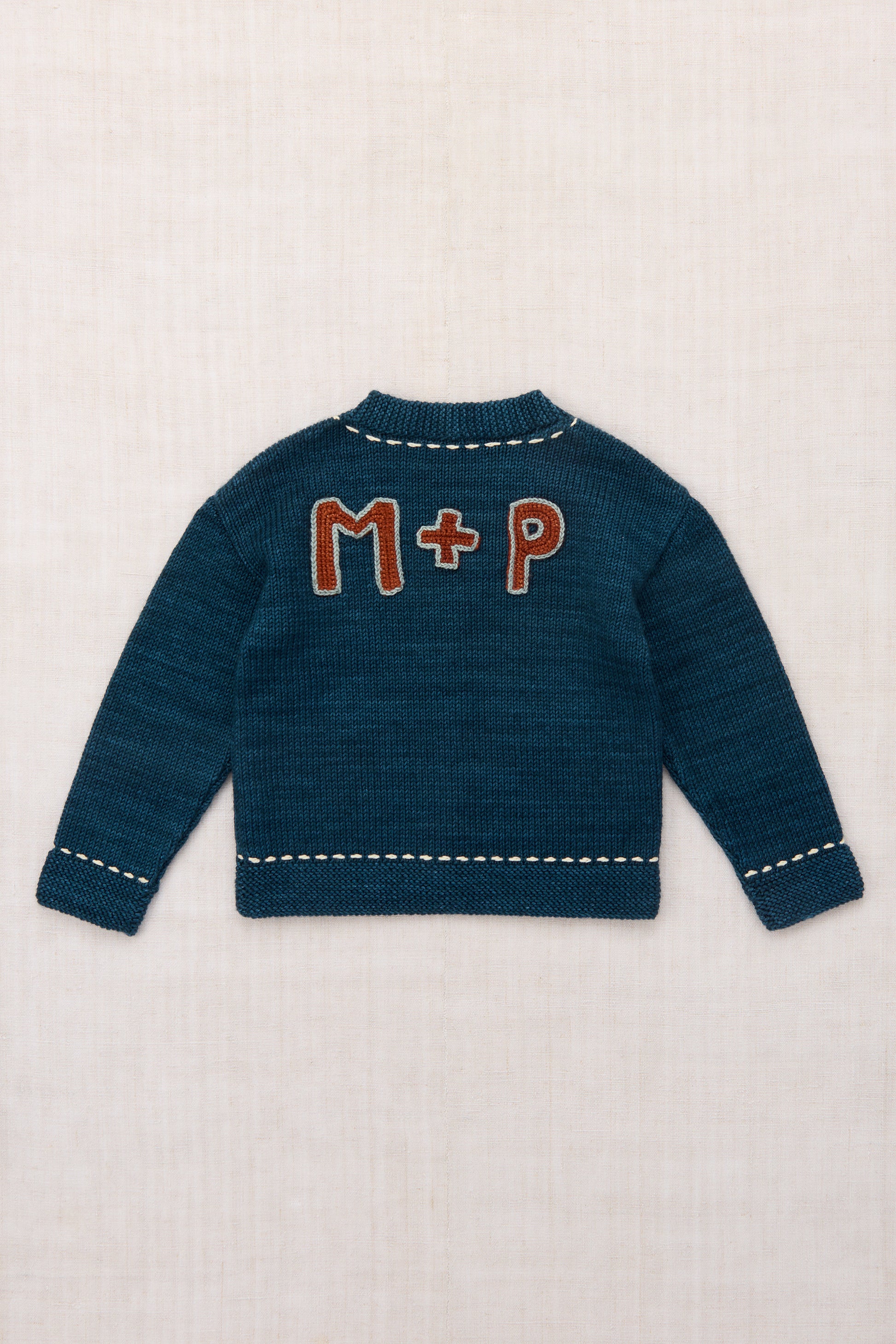 Alma Mater Cardigan - Marine Blue