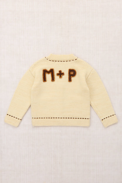 Alma Mater Cardigan - Shortbread