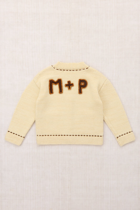 Alma Mater Cardigan - Shortbread