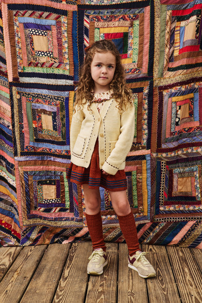 Alma Mater Cardigan - Shortbread