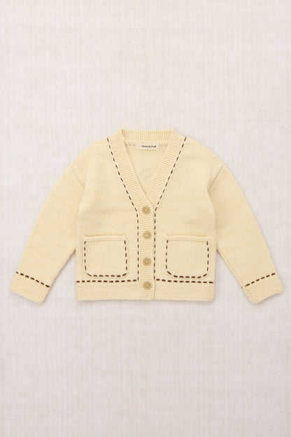 Alma Mater Cardigan - Shortbread