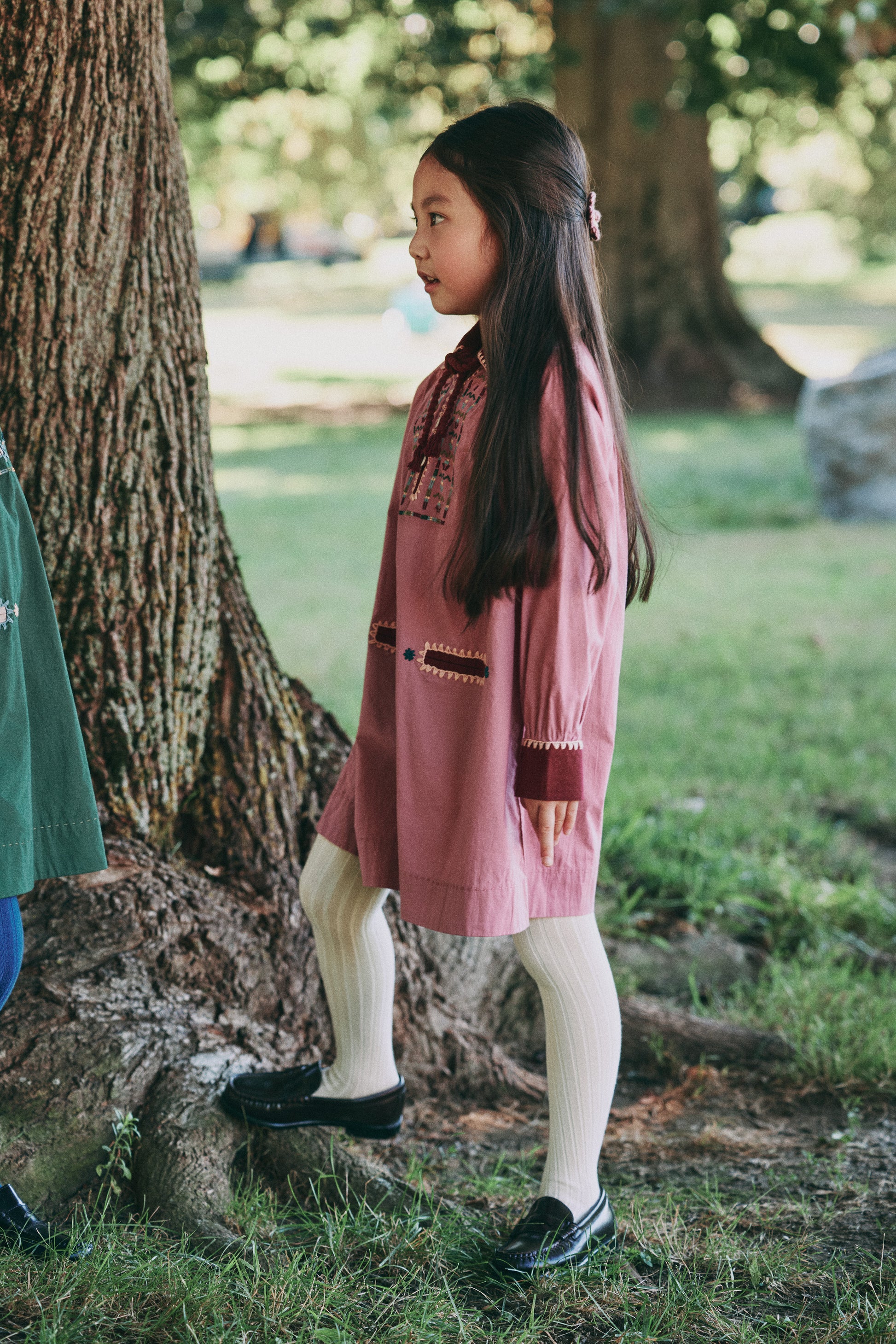 Anita Dress - Antique Rose