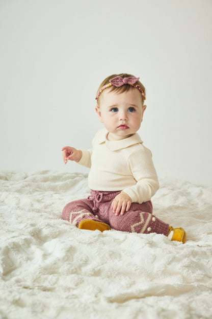 Baby Pointelle Petit Collar Onesie