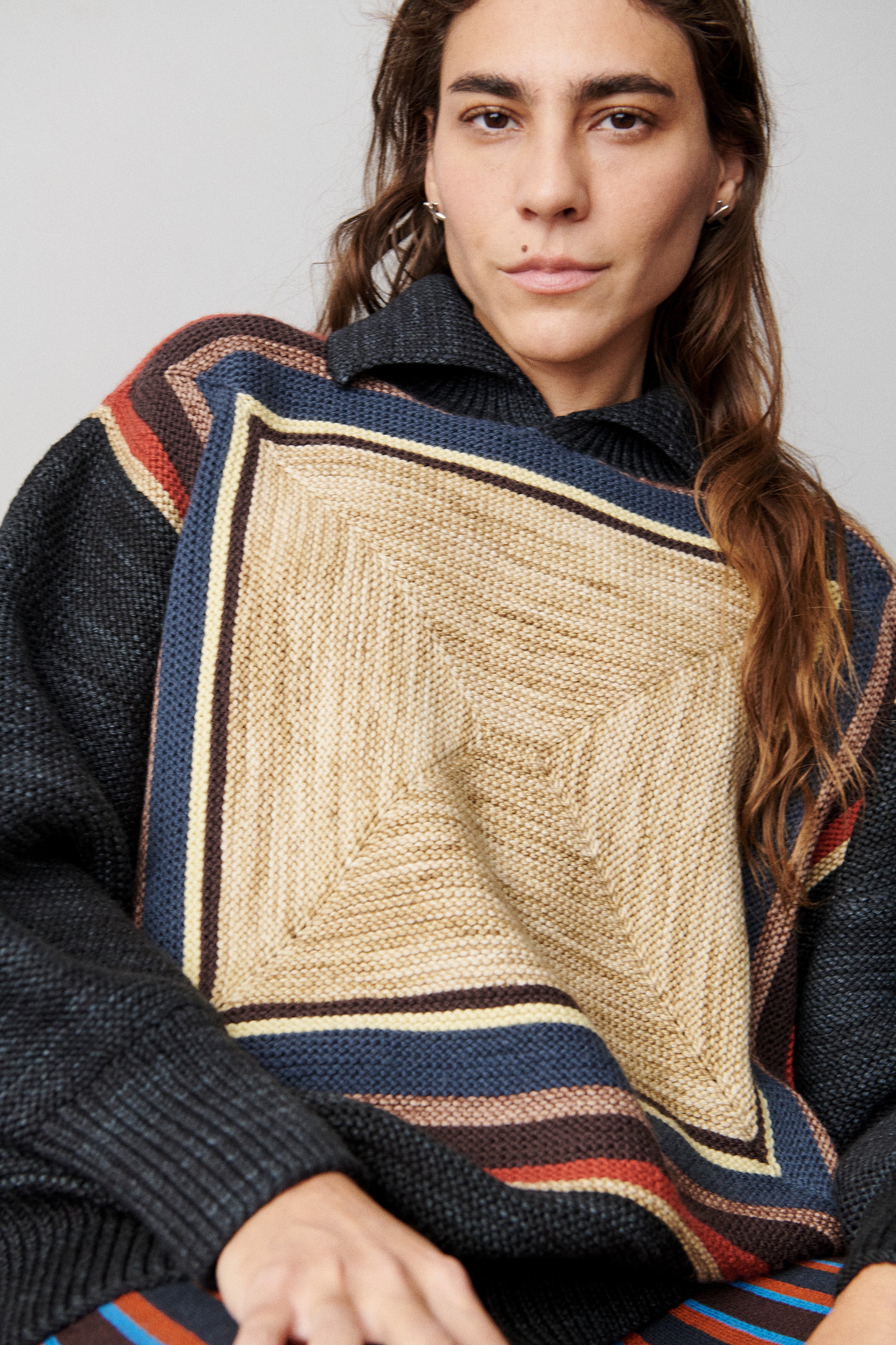 Log Cabin Sweater – Misha & Puff