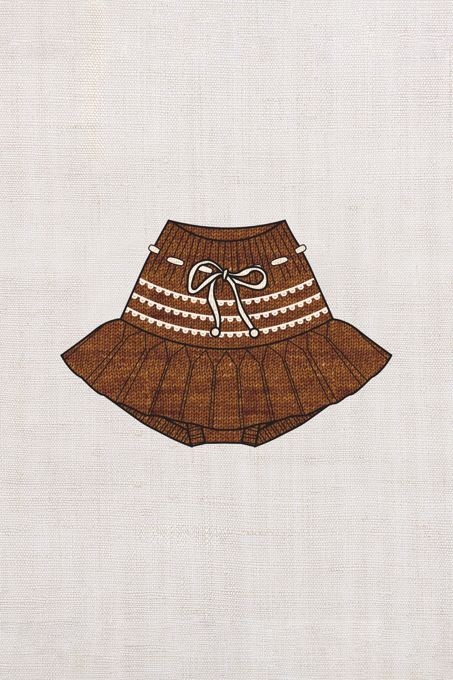 String of Bobbles Skirt