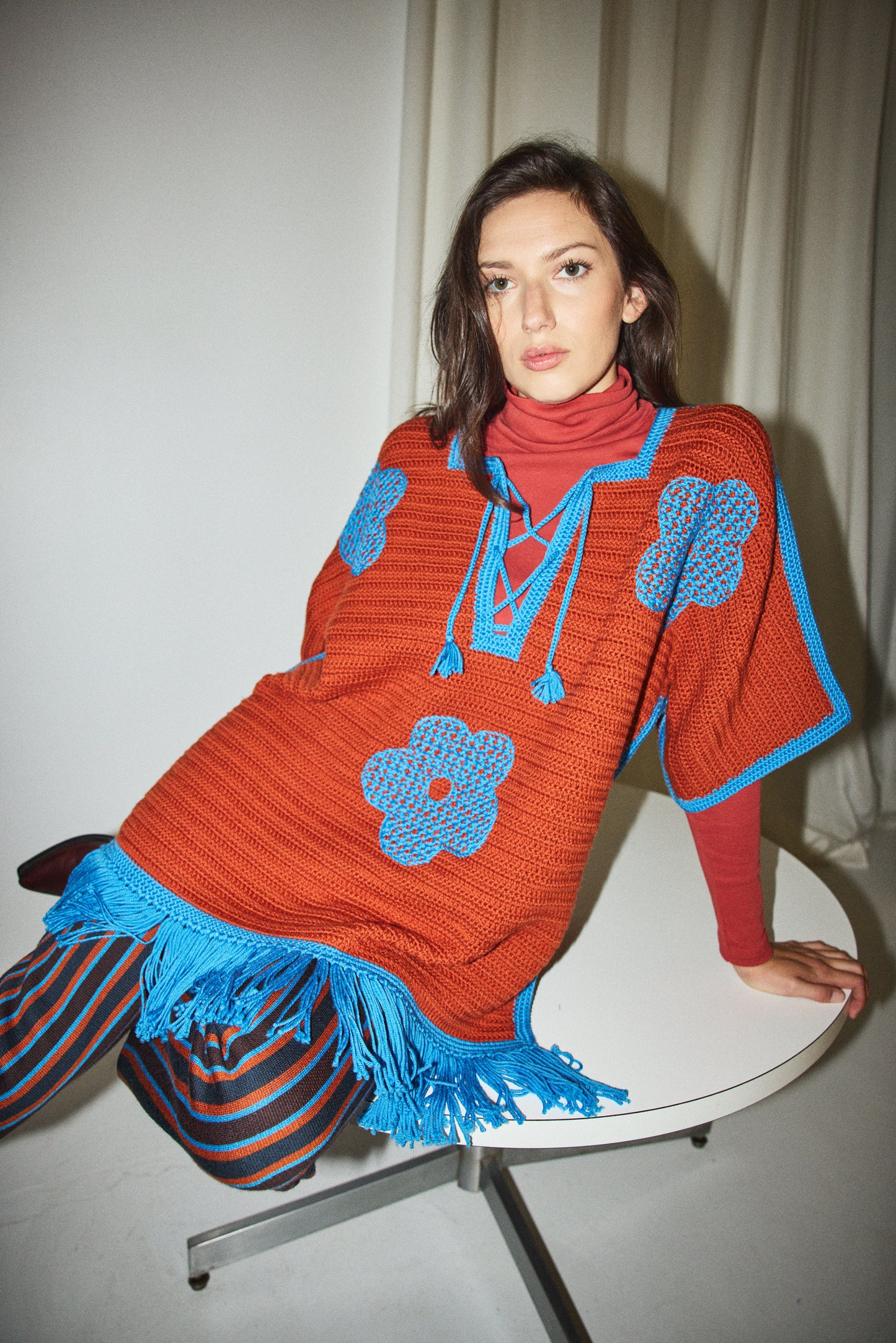 Blomma Crochet Fringe Tunic