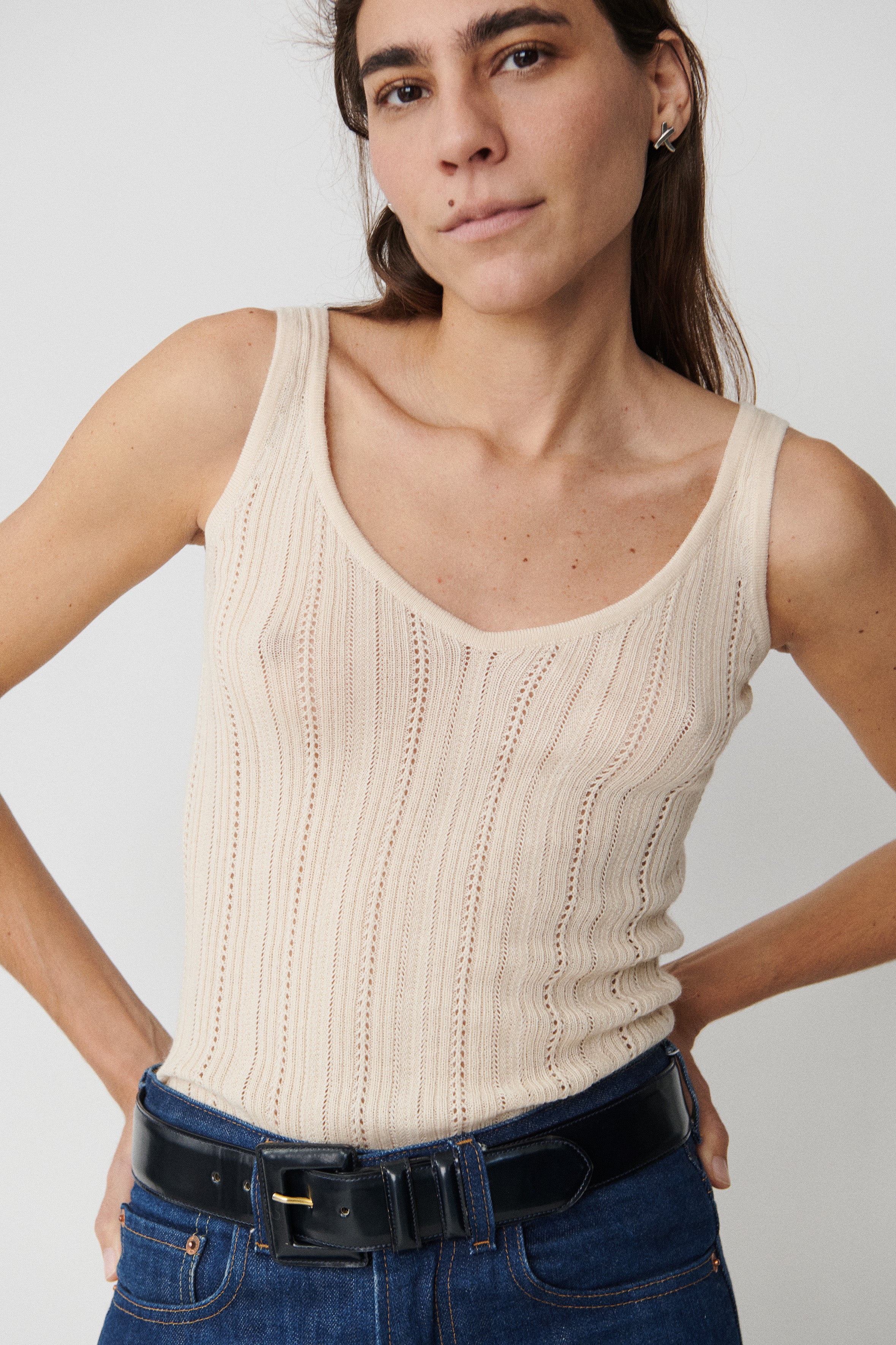 Fluted Lace Anjes Cami