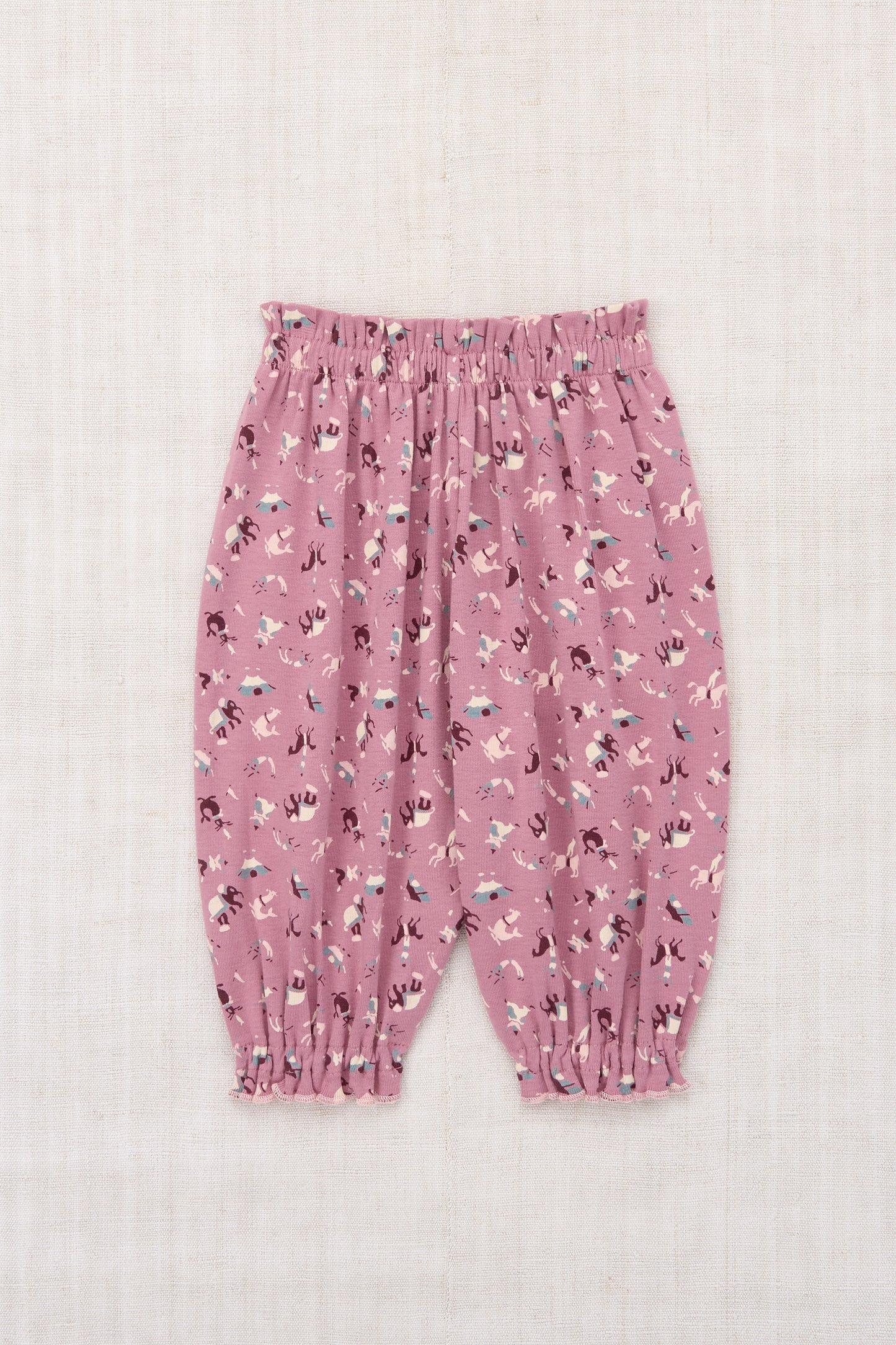 Baby Balloon Pant - Antique Rose Circus